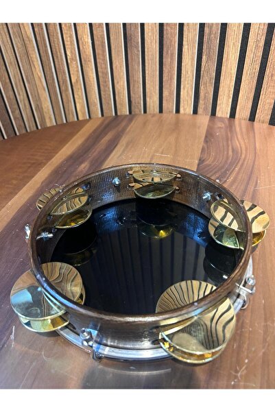 NEFES MÜZİK PROFESYONEL AYARLI CEVİZ KASNAK ZİLLİ TEF