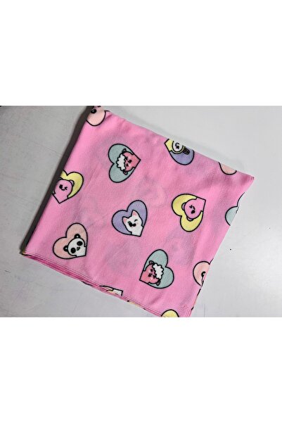 EGEUNIFORM Baby Kids Blanket Fleece Patterned Pink Blanket Nursery School