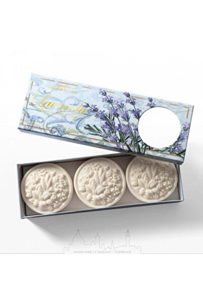Saponificio Artigianale Fiorentino Set cadou de 3 săpunuri artizanale cu lava...