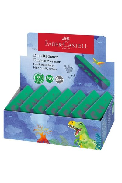 Faber Castell Dino Eraser Triangle Design