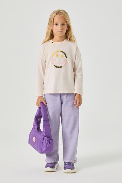 Tyess Bg Store Girl's Ecru Tshirt