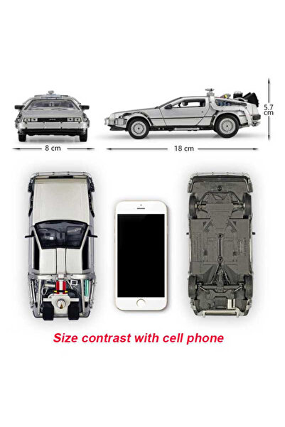 JPT DeLorean Back to the Future II Die-Cast Model 1/24