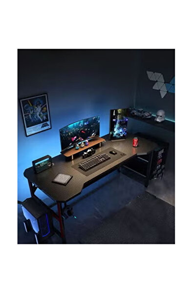 KEKE طاولة كمبيوتر وألعاب متعددة الوظائف 140 سم