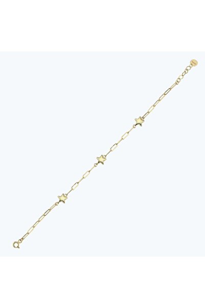 Altınbaş Altın Zincir Yıldız Bileklik