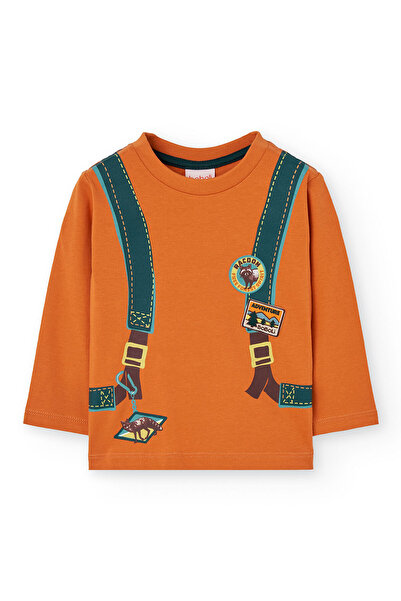 Boboli Boy's Backpack Printed Tshirt