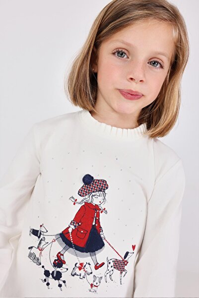 Boboli Girls Animals Printed Blouse