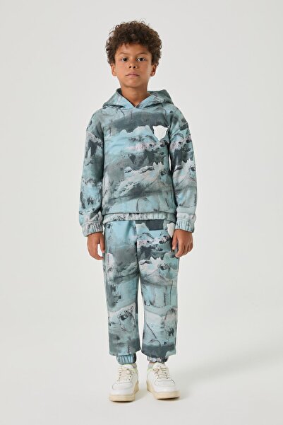 Nebbati Bg Store Boy's Patterned Sweatshirt