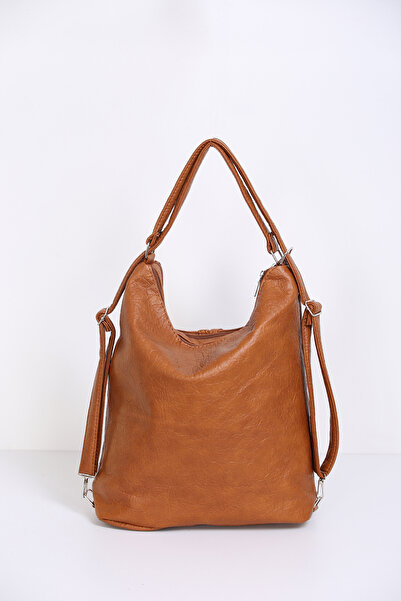 byFOX Fashion Casual Top-Handle Bag with Double Compartments, 4 Compartments, Front Zipper Detail, Backpack Shoulder Bag Width: 39 cm Length: 34 cm Bottom: 11 cm