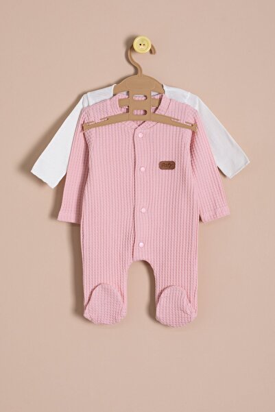 Cansın Mini Pink Baby Girl Honeycomb 10-Piece Hospital Discharge Set 23328