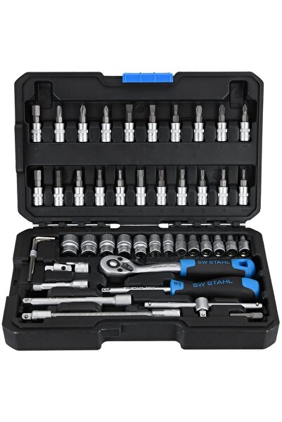 SW-Stahl 1/4" Socket Set, 48 pieces
