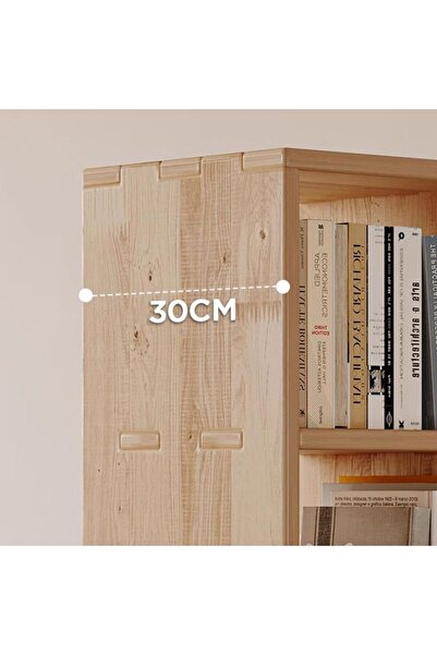 KEKE Multi-Layer Storage Bookshelf Rack Stylish Living Room Home Storage & Display Cabinet