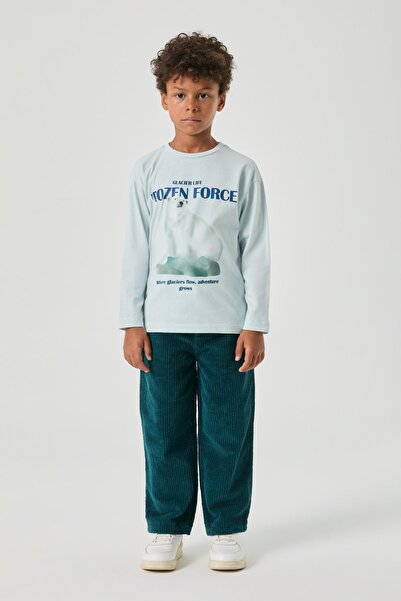 Nebbati Tricou albastru pentru băiat BG Store