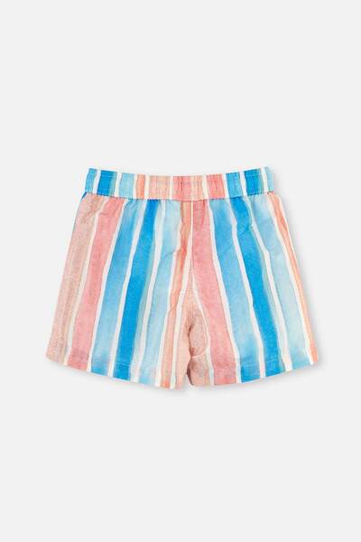 Dagi Blue-Salmon Micro Boys' Shorts