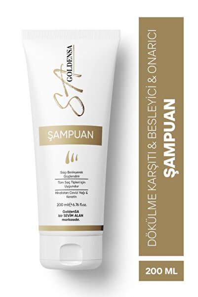 SA GoldenSA Dökülme Karşıtı Besleyici Şampuan 200 ml – Hindistan Cevizi Yağı ...
