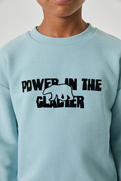 Nebbati BG Store Boy's Blue Tracksuit Top