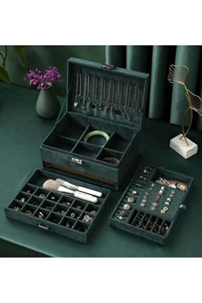 Soulima Luxury Green Jewelry Box