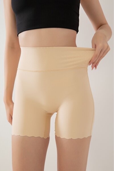 Qvien Secret Pantaloni scurți de damă din bumbac pieptănat, complet elastici,...