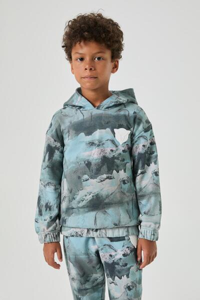Nebbati Bg Store Boy's Patterned Sweatshirt