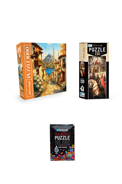Neverland 1000 PARÇA PUZZLE ESKİ İSTANBUL SOKAĞI VE 230 PARÇA FETİH 1453 VE P...