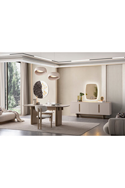 Neef Home&Living MALDİV DÜĞÜN PAKETİ YATAK ODASI/YEMEK ODASI/ KOLTUK TAKIMI (3+3+1)