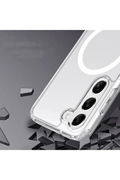 SKYDDAR INNOVATION Cover compatible with Samsung Galaxy A35 5G, MagSafe Pro silicone, sticker set, Transparent