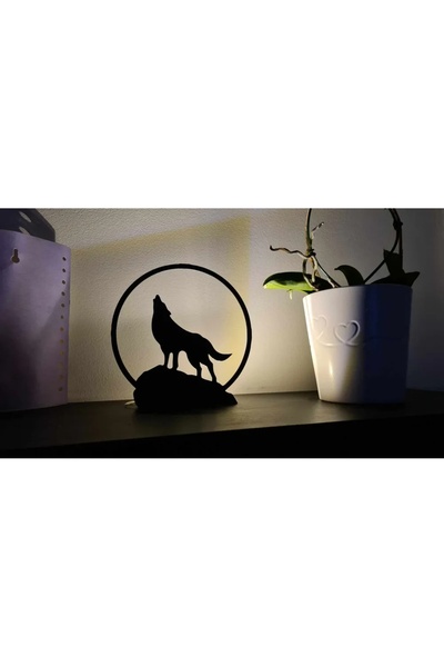 Cypnova Kurt Temalı Led Lamba Usb Girişli 75 cm uzunluk kablo Beyaz Led