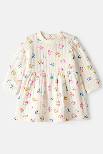 Carter's Kız Bebek Ekru Elbise