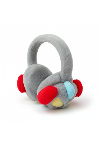 glitters سدادات أذن شتوية للأطفال، مجموعة تصميمات مخملية بتصميم فضائي