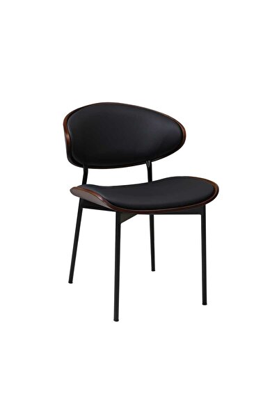 ARTA DOOR Calypso Chairs Black Eco-Leather, - Scandinavian, Modern, HoReCa, Kitchen, Living Room, Office