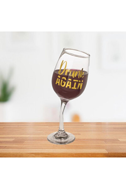 OOTB Wine Glass 'Drunk Again?'