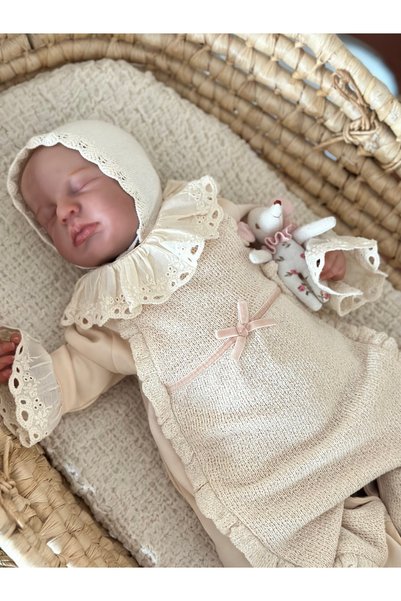 Florijee Salmon Fisto Detailed Baby Girl Romper