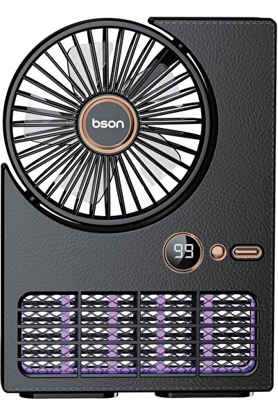 bson مروحة زابر ٢ في ١ - قاتل بعوض محمول مع مصباح الأشعة فوق البنفسجية ومروحة...