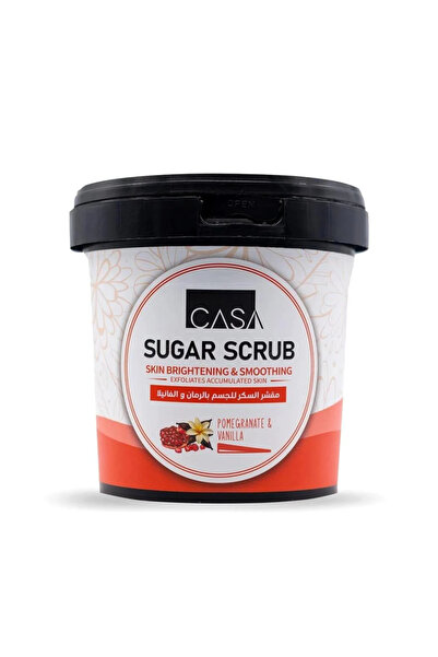 CASA مقشر السكر بالرمان والفانيلا للجسم من كازا 600غ