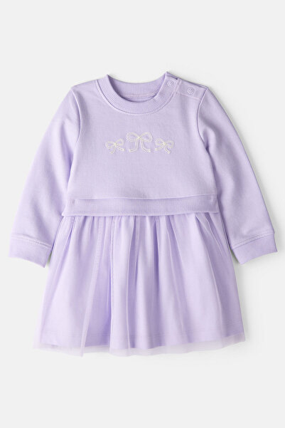 Carter's Kız Bebek Mor Elbise