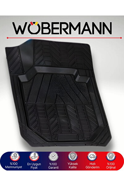 Wöbermann 4D Universal Oto Paspas – Kaymaz, Yüksek Kenarlı, Koku Yapmayan, Tüm Araçlara Uyumlu