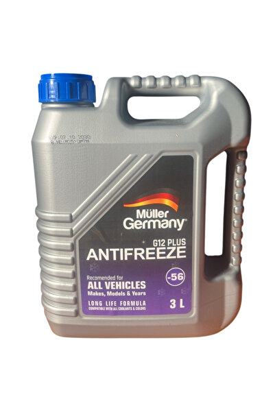 HSGL MüLer Germany G12 Mavi Antifriz 3x6 Litre (Toplam 18 Litre) Uzun Ömürlü ...