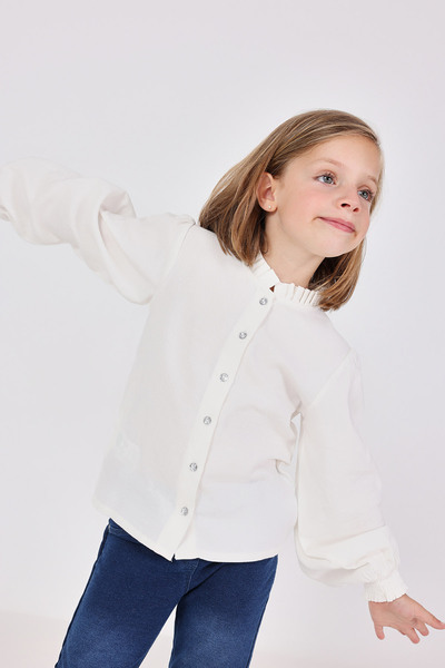 Boboli Girl's Solid Blouse