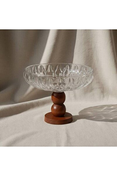 genernic Glass serving vase with base