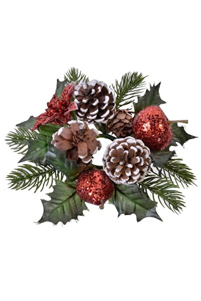 OEM Ornament de Crăciun cu lumânare, 20 cm