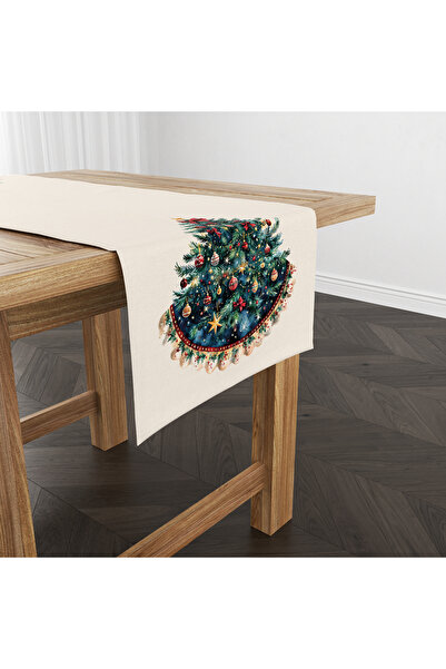 Filamente Digital Printed Runner - New Year / Christmas Patterned - 140X40 cm