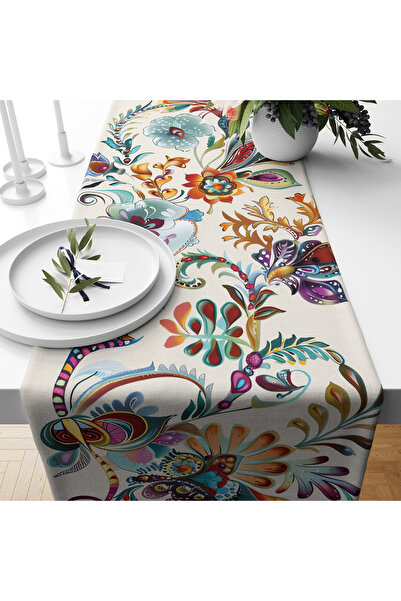 Filamente Digital Printed Runner - Floral Pattern - 140X40 cm