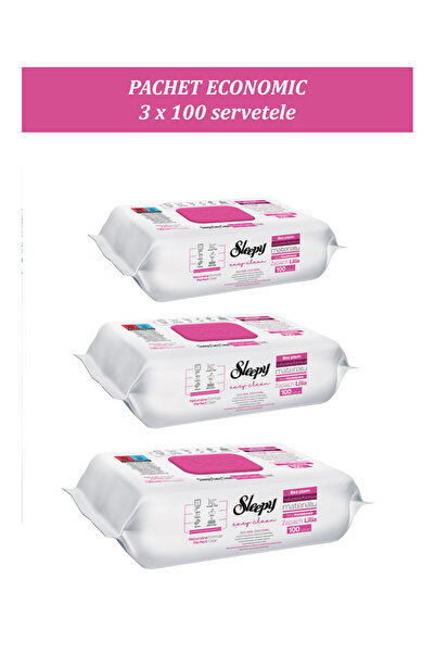 Sleepy Pachet XXL, Easy Clean Șervețele Umede Multisuprafețe cu Bicarbonat – ...