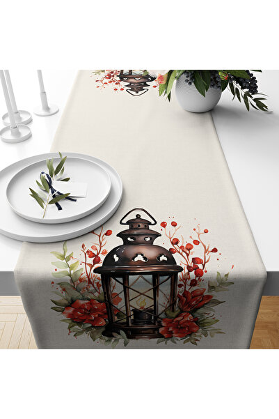 Filamente Digital Printed Runner - New Year / Christmas Patterned - 140X40 cm