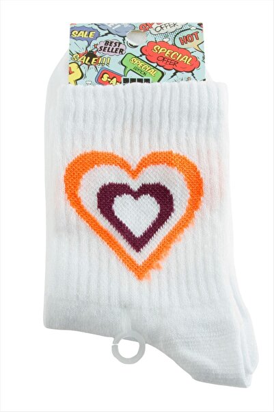 CT STONES Heart College Socks 8*28