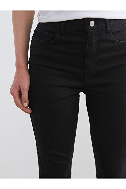 LC Waikiki Black Mercury Skinny Fit Women's Jean Trousers