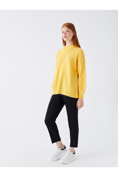 LC Waikiki Black Women's Carrot Cut Straight Trousers