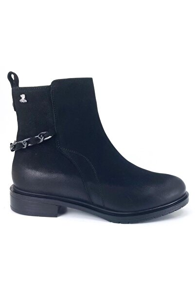 Venüs 20742 24Kb Women's Daily Boots Black Nubuck