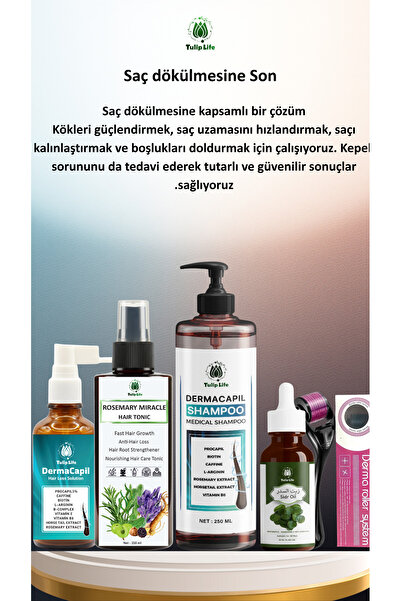 Tuliplife Effective Procapil & Biotin, a Natural and Definitive Solution That Helps Prevent Hair Loss and Promotes Hair Growth.