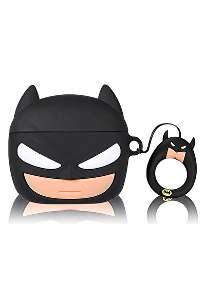 Dmay Apple AirPods Pro 3. Nesil (2025) Compatible Figured Silicone Case with Keychain Case