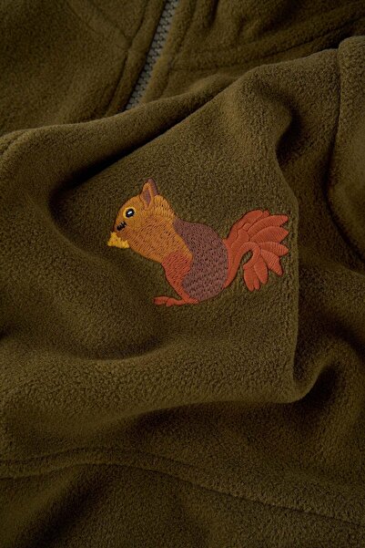 WWF Market Sincap Full-Zip Polar - Khaki